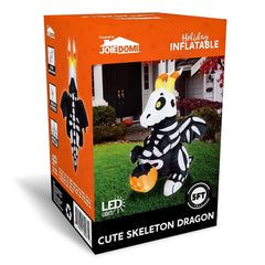 5ft Cute Skeleton Dragon