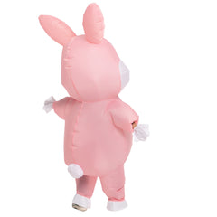 Full-body Pink Bunny Inflatable Costume
