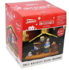 6.5ft Wide Nativity Scene Christmas Inflatable