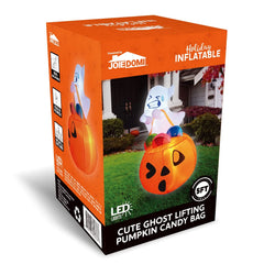 5ft Halloween Ghost Lift Pumpkin Candy Bag