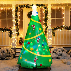 8ft Tall Christmas Tree with Lights Inflatable