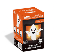 3.5 ft. Halloween Inflatable Window Crasher Ghost