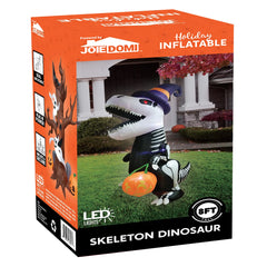 5ft Jumbo Halloween Skeleton Dinosaur Inflatable
