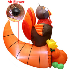 Large Thanksgiving Gobbles the Turkey (6 ft)
