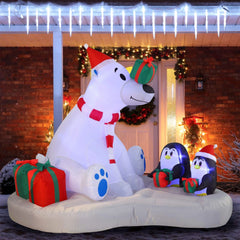 6ft Polar Bear Giveaway Gifts Inflatable