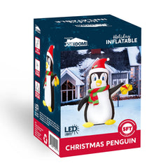 5ft Tall Holiday Penguin Christmas Inflatable