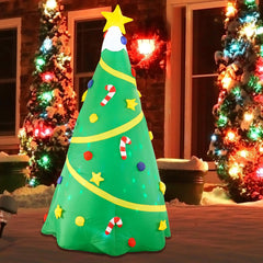 8ft Tall Christmas Tree with Lights Inflatable