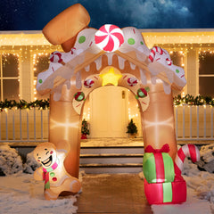 10ft Tall Gingerbread House Archway Inflatable