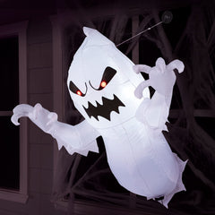 3.5 ft. Halloween Inflatable Window Crasher Ghost