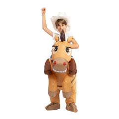 Inflatable Ride-On Cowboy Costume - Child