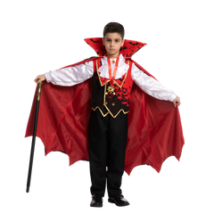 Vampire Costume Cosplay (Red)- Child