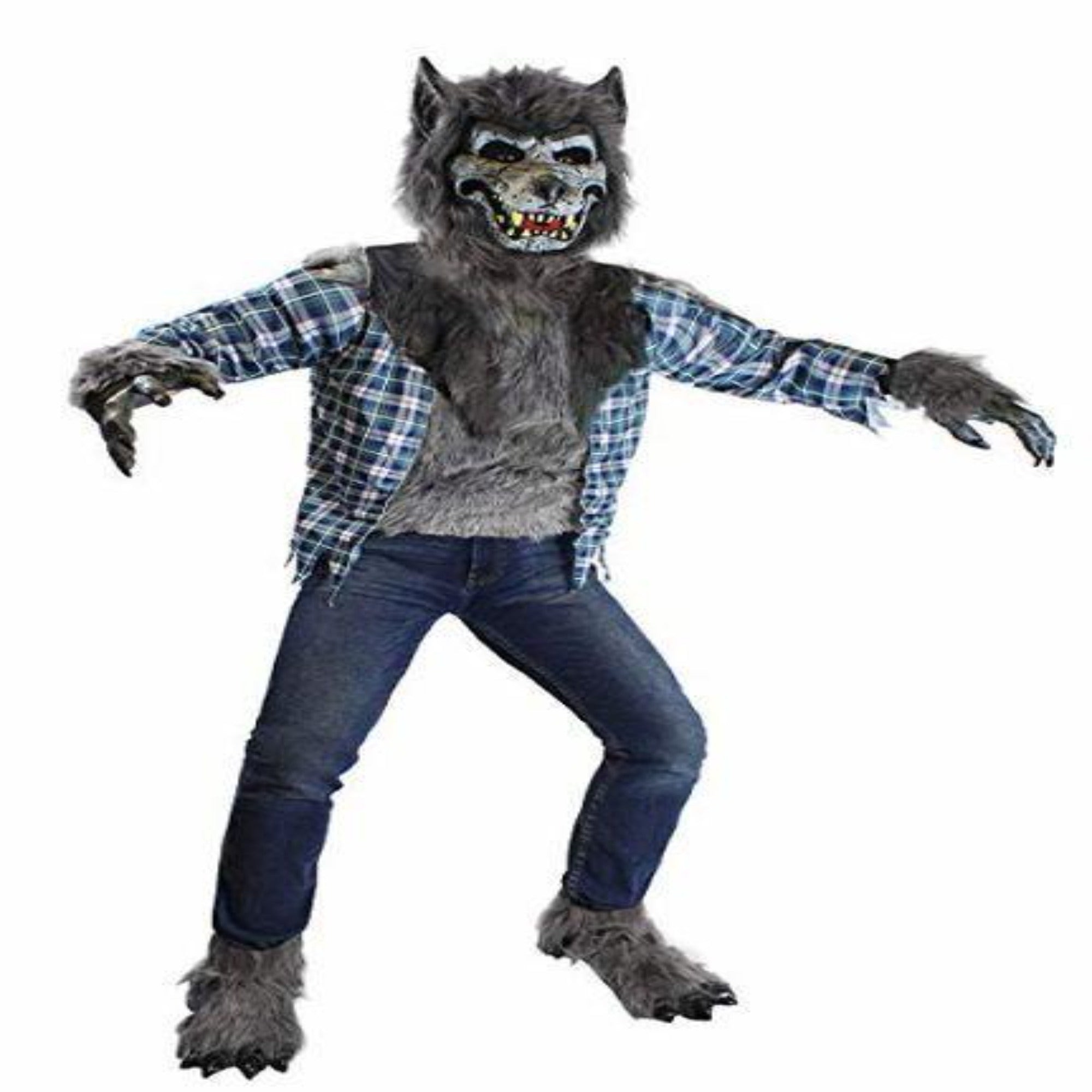 Howling Werewolf Deluxe Kids Costume Set - Spooktacular Creations