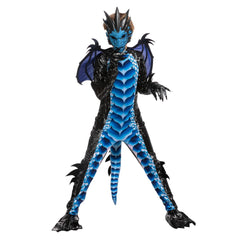 Dragon Costume (Black & Blue) - Boy