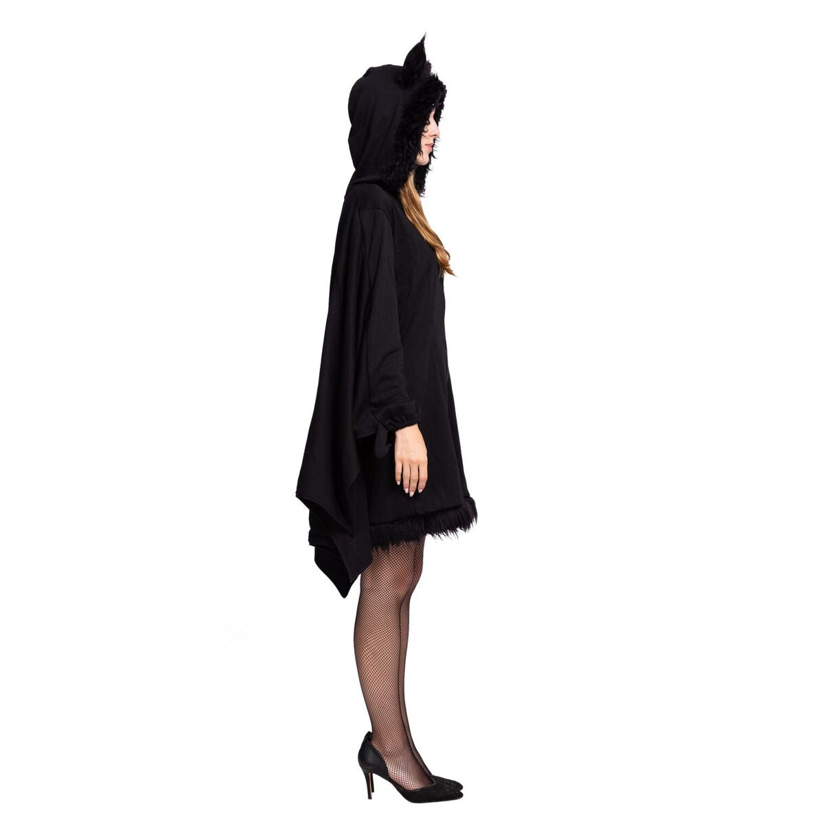 Woman’s Black Bat Zip Hoodie Halloween Costume - Spooktacular Creations