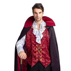 Renaissance Medieval Scary Vampire Cosplay Costume for Men - Adult