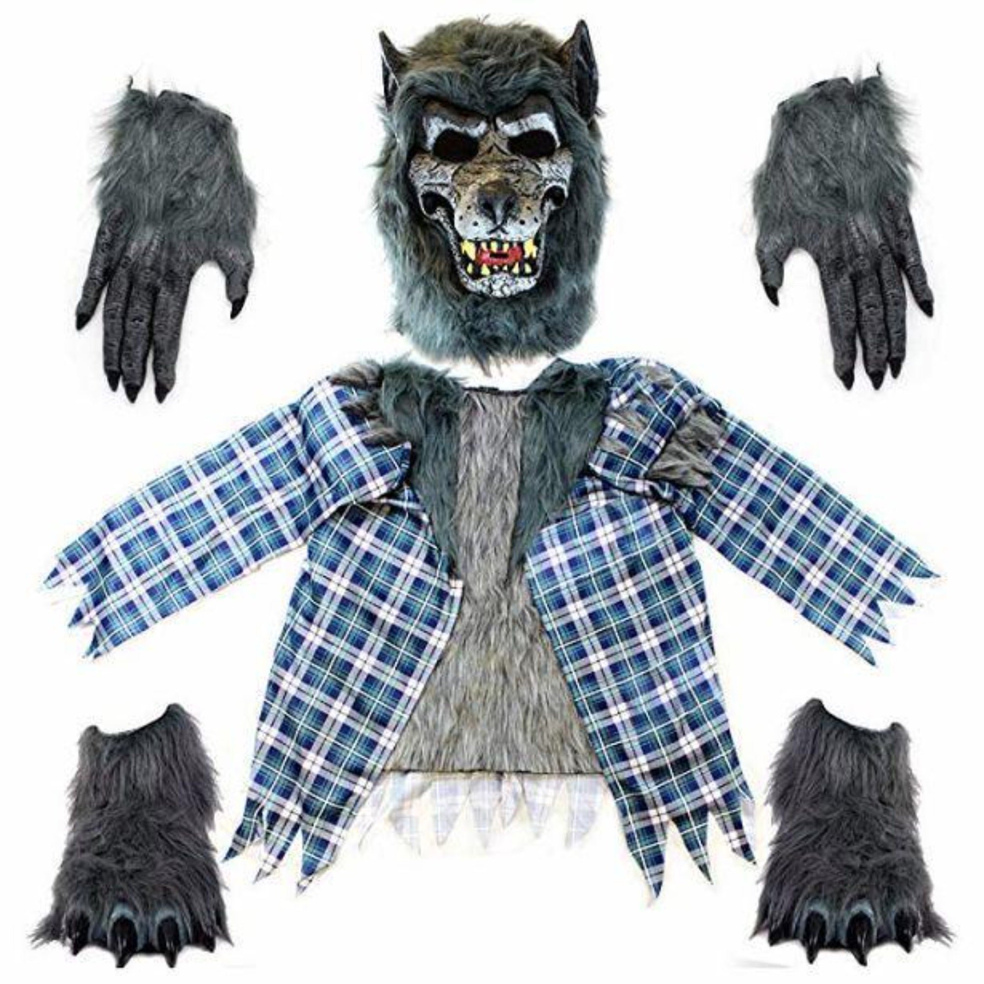 Howling Werewolf Deluxe Kids Costume Set - Spooktacular Creations