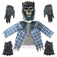 Howling Werewolf Deluxe Kids Costume Set - Spooktacular Creations
